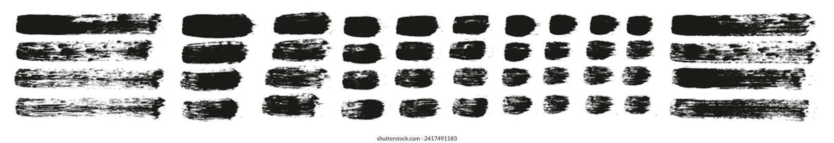Round Brush Regular Straight Lines Artist Brush Hand Drawn High Detail Abstract Vector Background MEGA Set 