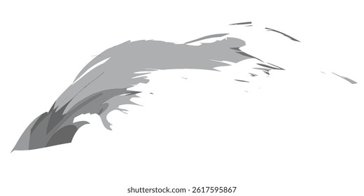 Round brush strokes vector. Painted rounds collection. Grunge text boxes or textured backgrounds