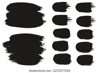 Round Brush Thick Long Background And Straight Lines Mix Artist Brush High Detail Abstract Vector Background Mix Set 