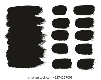 Round Brush Thick Long Background And Straight Lines Mix Artist Brush High Detail Abstract Vector Background Mix Set 