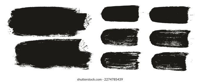 Round Brush Thick Long Background And Straight Lines Mix Artist Brush High Detail Abstract Vector Background Mix Set 