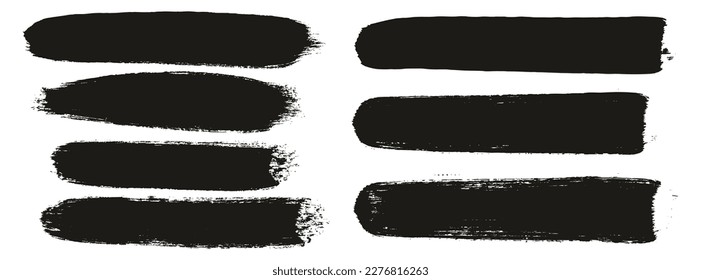 Round Brush Thick Long Background And Straight Lines Mix Artist Brush High Detail Abstract Vector Background Mix Set 