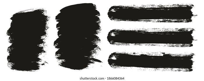 Round Brush Thick Short Background And Straight Lines Mix Artist Brush High Detail Abstract Vector Background Mix Set 