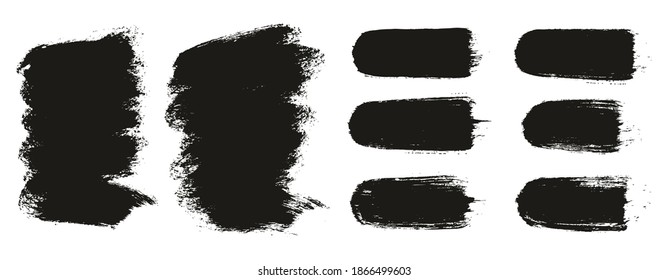Round Brush Thick Short Background And Straight Lines Mix Artist Brush High Detail Abstract Vector Background Mix Set 