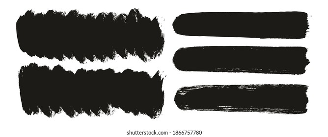 Round Brush Thick Short Background And Straight Lines Mix Artist Brush High Detail Abstract Vector Background Mix Set 