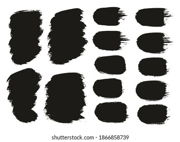 Rund-Brush-dicker, kurzer Hintergrund und gerade Linien Mix-Künstler Brush-Hoch-Detail-Abstrakte Vektorhintergrund-Mix-Set 