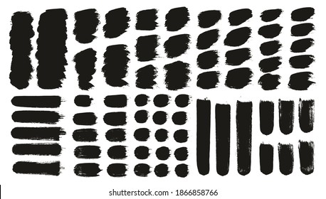 Pincel redondo Fondo corto grueso y líneas rectas Mezcla Pincel Artista de alto detalle Resumen Mezcla de fondo vectorial Ultra Set 