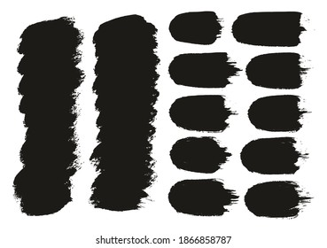 Round Brush Thick Short Background And Straight Lines Mix Artist Brush High Detail Abstract Vector Background Mix Set 