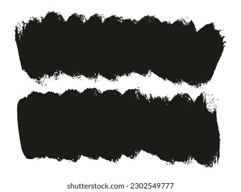 Pincel redondo Pincel grueso de fondo corto Pincel de fondo conjunto de fondo de vectores abstracto de alto detalle 