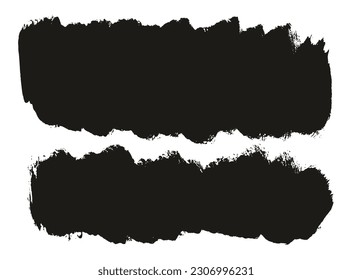 Round Brush Thick Short Background Artist Brush High Detail Abstract Vector Background Set 