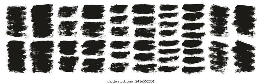 Round Brush Thin Short Background Artist Brush Hand Drawn High Detail Abstract Vector Background MEGA Set 