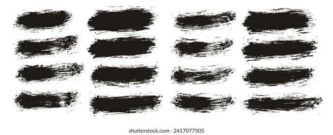 Pincel redondo Pincel delgado fondo corto Pincel Artista Mano Dibujar alto detalle Resumen conjunto de fondo de vectores 