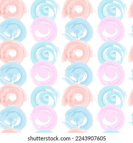 Round brush watercolor wallpaper pattern backgrounds
