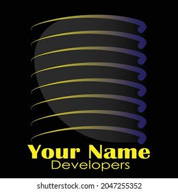 Logotipo del vector de construcción redonda, 
Modelo de logotipo Vector profesional inmobiliario de lujo, 
Moderno Arquitecto de soluciones de iconos de negocios, construcción e ilustración de contratación.