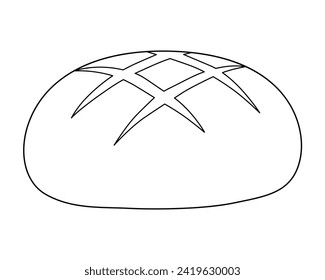 Ilustración de vectores de dibujos animados de bolas redondas BW