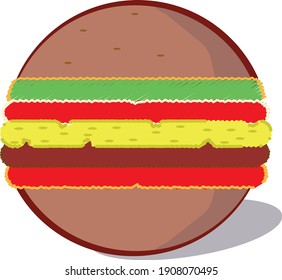 Round Burger on The Display