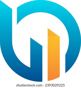 round business finance design logo