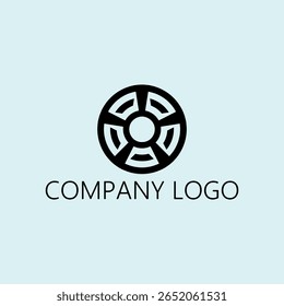 round business logo vector design