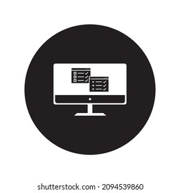 Botón de redondeo. Lista de verificación - icono vector de esquema. Ilustración aislada. Pictograma de línea para diseño, infografía y sitio web.

