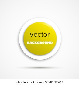 Round button on white background Vector paper illustration. login button