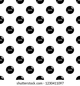 Round button pattern vector seamless repeating for any web design