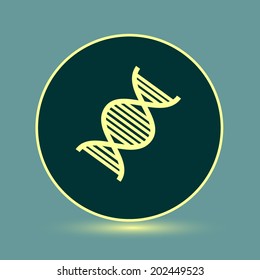 Round button. Vector icon Flat icons.