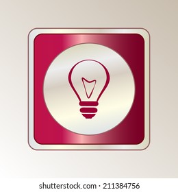 Round button. Vector icon Flat icons. 