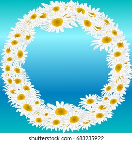 Round Camomile Frame