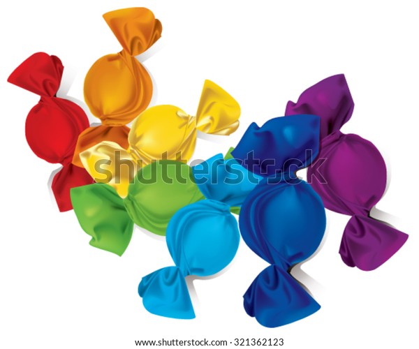 round candy wrapper candy wrappers all stock image candy wrappers