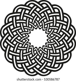 Round celtic pattern