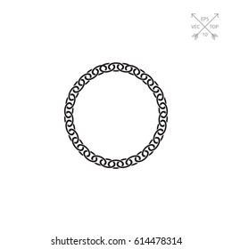 Round chain icon