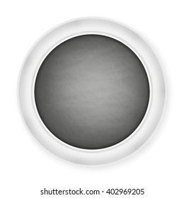 Round chalked vintage baroque frame. EPS 10 vector file included