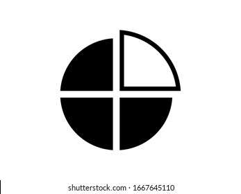 round chart icon vector EPS 10