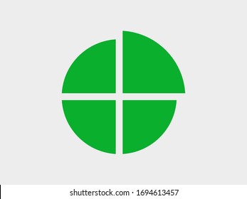 round chart icon vector EPS 10