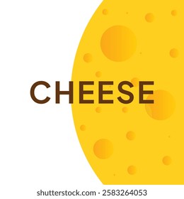 Round cheese background seamless pattern. Circle shape on white background. Cheese texture in realistic style vector illustration.