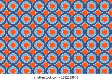 round chinese motif pattern background