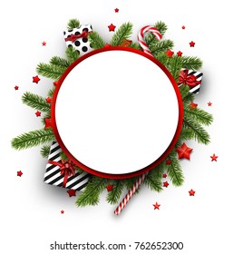 Christmas Circle Vector Art & Graphics | freevector.com