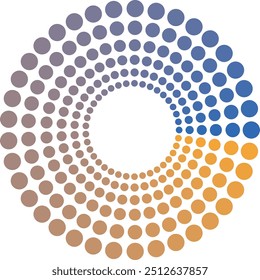 Round Circle around each other as blending