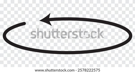 Round or Circle Arrows icon. Black and Red  round Arrows icon Design. Vector illustration.