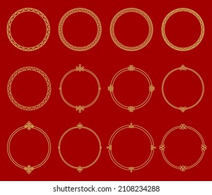 Round Frame Stock Illustrations, Cliparts and Royalty Free Round Frame  Vectors