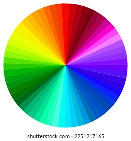 round circle color palette. Gradient color. Vector illustration.