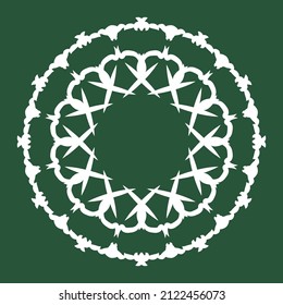 forma floral de arte mandala
