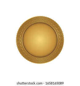 Round or Circle shape for Badge with chiness ornament