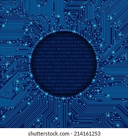 round circuit board frame