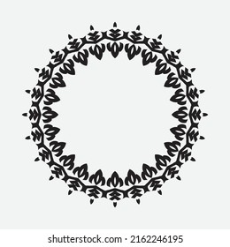 round and circular decorative pattern for design frameworks and banners