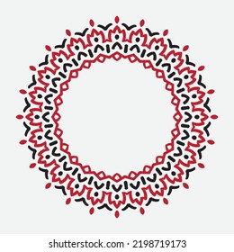 round or circular decorative pattern for design framework and banner. circle frame. classic frame. retro or vintage frame