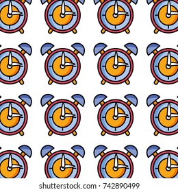 round clock alarm object design