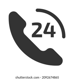 girar el icono del vector de línea de reloj aislado en fondo blanco. pantalla vectorial del receptor de la línea de reloj para diseño web, aplicación móvil y ui