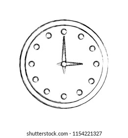 round clock time hour accessory