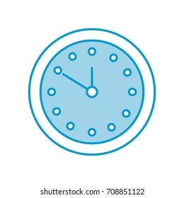 round clock time minute day timer